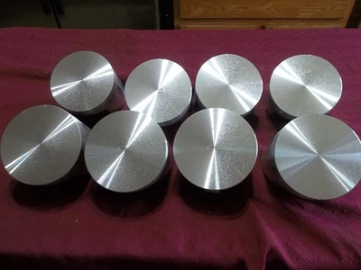 NEW Mopar 400  Pistons (8)  Clevite TC 1866 Standard Flat tops - Image 1 of 4