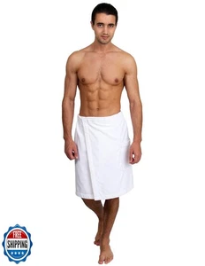 TowelSelections Fascia Doccia Uomo Regolabile Cotone Terry Velluto Fascia Palestra Body - Foto 1 di 4