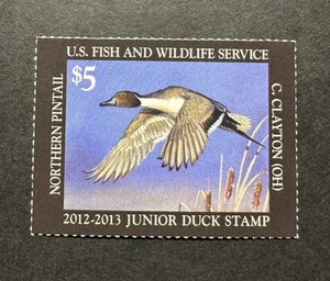 WTDstamps - #JDS20 2012 - US Junior Duck Stamp - Mint OG NH - Picture 1 of 2