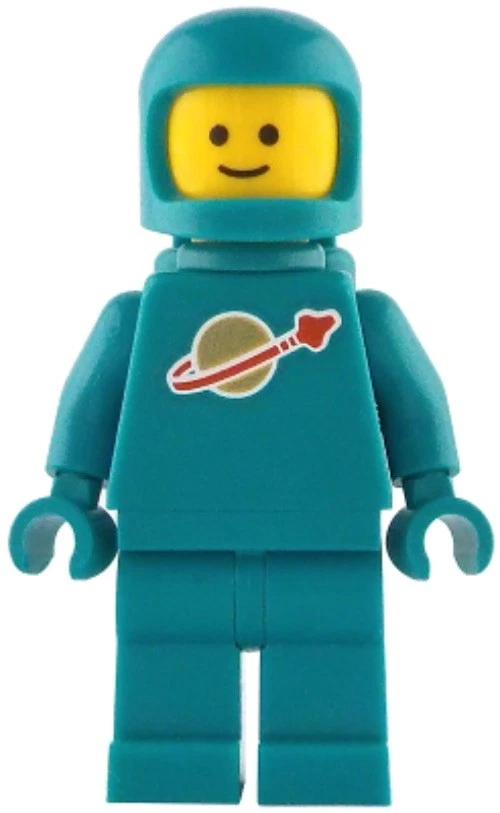LEGO® Minifig idea227 - Classic Space - Dark Turquoise with Air Tanks - Bild 1 von 1