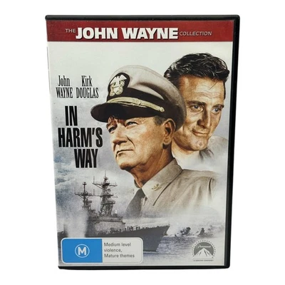 In Harm's Way (DVD, 1965) | John Wayne Kirk Douglas | Region 4 | Tested | GC - Image 1 of 3
