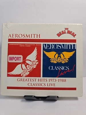 Aerosmith лучшие хиты запечатанный 1973-1988 CD классика концерт 2 компакт-диска реальная сделка - Изображение 1 из 4