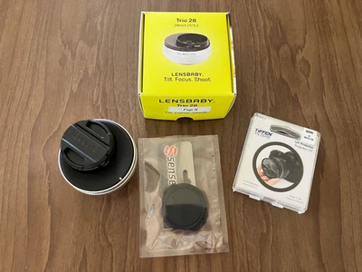 Lensbaby LBTR28F Trio 28mm f/3.5 Lens for Fujifilm X, with UV Filter, MINT! - Image 1 of 2