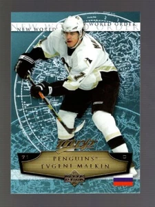 2007-08 UPPER DECK MVP NEW WORLD ORDER NW9 EVGENI MALKIN PITTSBURGH PENGUINS - Picture 1 of 1