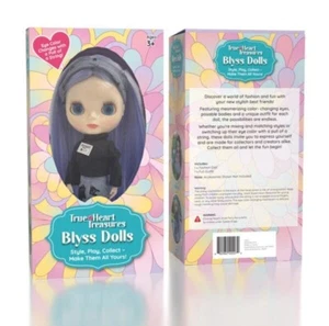 12"Blyss  Doll  Purple Hair Cute Dol Eye Color Change BNIB  - Picture 1 of 4