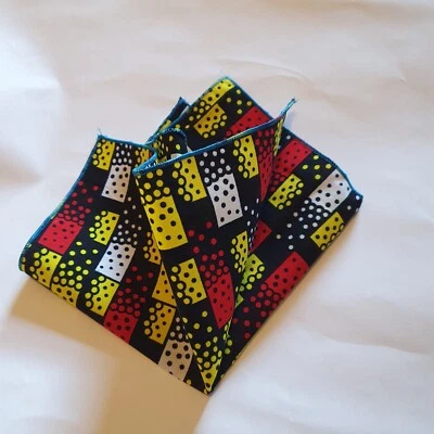 Современный хлопок печать карман квадратный мужчин ручной работы африканский карман квадратный подарки - Изображение 1 из 2