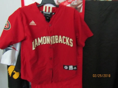 Arizona Diamondbacks Baseball Jersey Youth Kids Size M Short Sleeve D-Backs MLB Cover