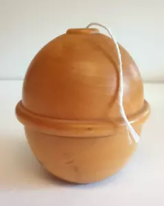 Porta pungiglione spago legno Francia vintage retrò sfera cucina artigianale - Foto 1 di 9