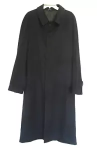 Tallia Uomo Loro Piana Cappotto Uomo Storm System Lana Nero ITALIA 44R - Foto 1 di 7