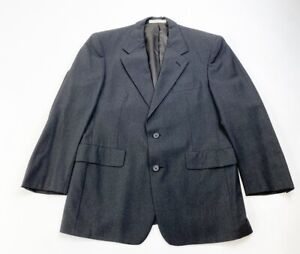 John W Nordstrom Sport Coat Blazer Mens 40/34 Short Wool 2 Button Jacket USA