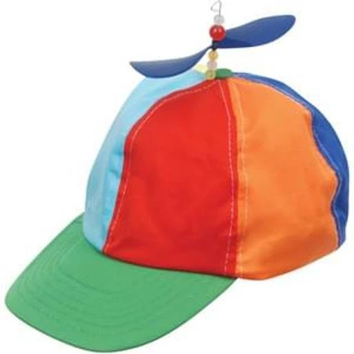 Star Power Baseball Cap With Propeller Funny Party Hat One Size