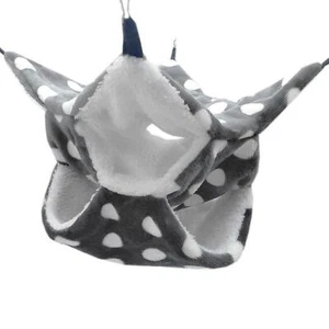 2x Hamster Hammocks Soft Flannel  Three Layer Warm Sleepers For Small Animals - Picture 1 of 1