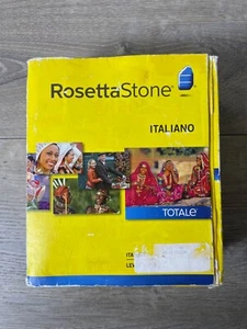 Rosetta Stone-Italian Version 4-Levels 1-3-Italiano Language CDs-MAC & Windows - Picture 1 of 3