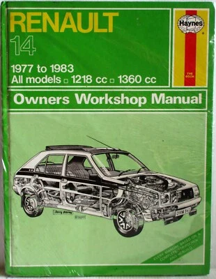 Haynes - Renault 14 / 1977 - 1983 Todos Los Modelos Manual Del Propietario Usado - Imagen 1 de 4