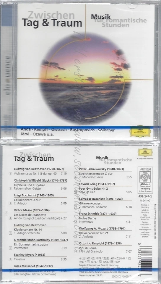 CD--NM-SEALED-VARIOUS UND VARIOUS -KOMPONIST- -1998- -- ELOQUENCE - ZWISCHEN TA - Bild 1 von 1