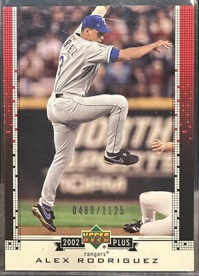 2002 Upper Deck Plus Alex Rodriguez #UD20 /1125 Mariners Rangers Yankees - Image 1 of 2