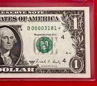 1988 A  STAR NOTE $1 DOLLAR BILL ( CLEVELAND D ) UNCIRCULATED