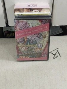 NEW EMBELLISHING CRAZY PATCH 1 DVD Gloria McKinnon - Picture 1 of 1