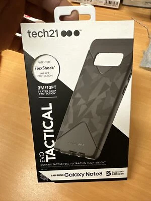 Tech21 Samsung Note 8 Evo Tactical phone Case 10 ft Drop Protection Black - Image 1 of 3