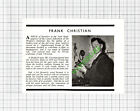 Frank Christian Newby Craftsman - 1969 Small Cutting