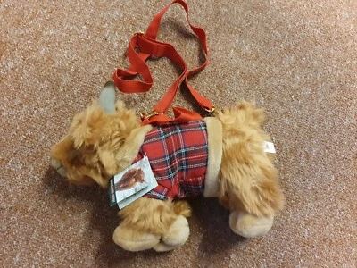 FAITHFUL FRIENDS COLLECTABLES Highland Kuh Tasche HIGHLAND COWS Plüsch Kuh Handtasche Mädchentaschen Kühe Handtaschen Bauernhof