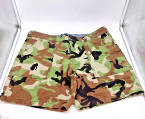 J Crew Shorts Men’s 36 Green Camo Utility Army Button Fly Barn Chore Grunge - Bild 1 von 7