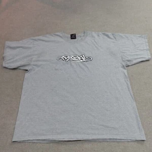 Vintage Tribal Gear Shirt 2XL Gray Y2K Made in USA - Picture 1 of 11