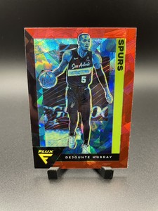 2020-21 Panini Flux Dejounte Murray #158 Red Cracked Ice Prizm