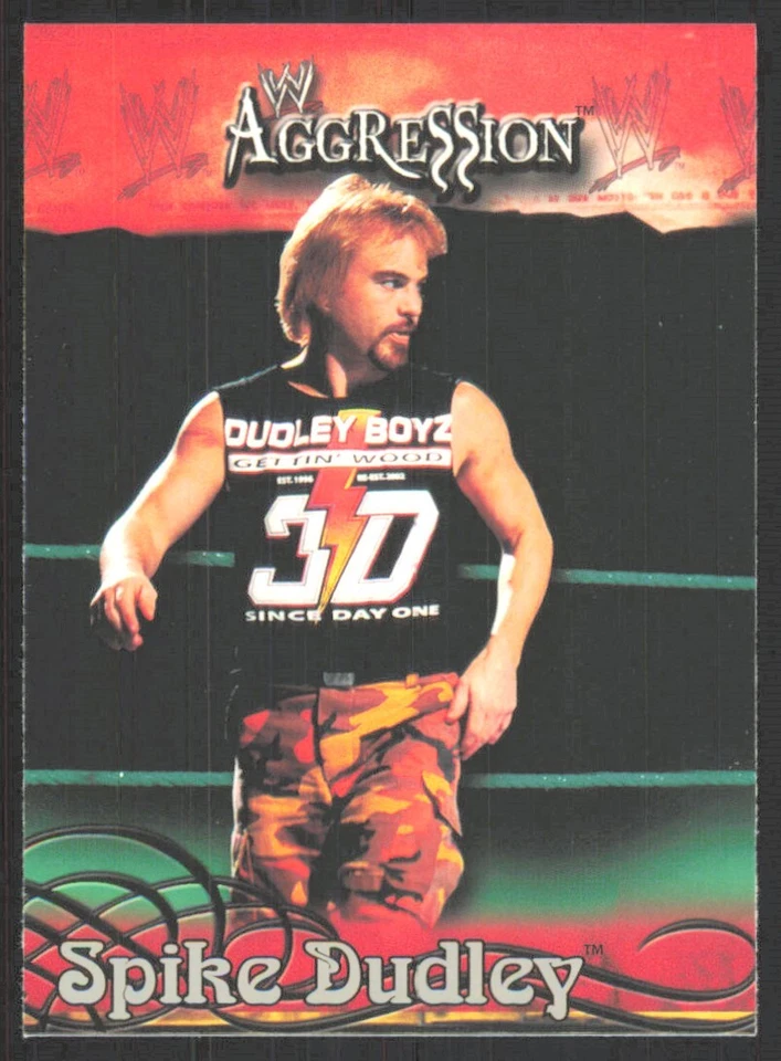 2003 Fleer WWE Wrestling Aggression Spike Dudley #32 - Image 1 of 2