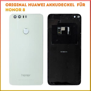 Original Huawei Honor 8 Battery Cover Back Cover Including Camera Glass White - Picture 1 of 1