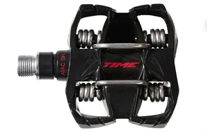 Time ATAC DH 4 Dual Sided Aluminum Clipless Pedals 9/16 Hollow Steel Axle Black - Picture 1 of 3