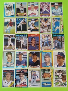 Atlanta Braves 100 Cards, Spencer Strider RC, Ronald Acuna Jr, Tom Glavine RC 