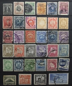 Bolivia 1894-1950 Used,Unused Vintage Stamps. - Picture 1 of 3
