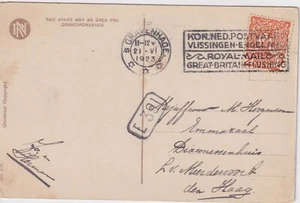 Netherlands 1923 Issue (NVPH 111, Sc 114) Used on Photograph Post Card - Picture 1 of 2