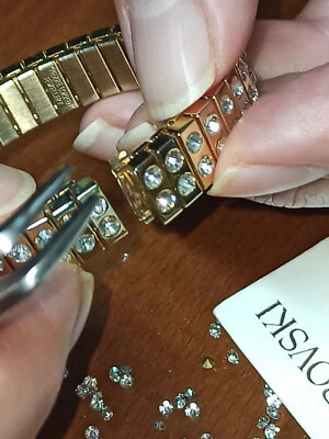 Green Gemstone bracelet for women Teachers gift Appreciation gift for her 24k HM - Image 1 of 4