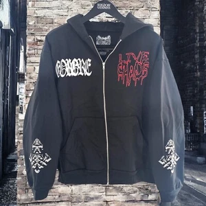 Ken Carson A Great Chaos Tour Zip Up Hoodie 2XL AGC GoreCore Opium Actual Hate - Picture 1 of 14