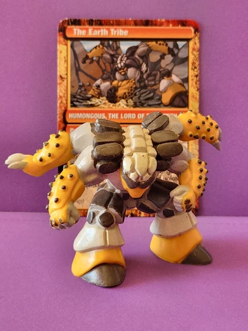 GORMITI Humongous, The Lord Of The Earth 2.5" Action Figure w/ Card Playmates Cover