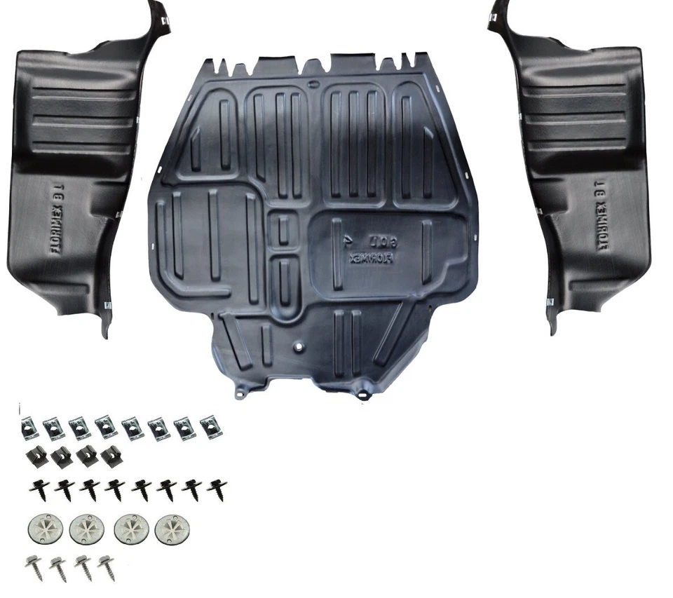 PROTECCIÓN DE BAJOS PROTECCIÓN DEL MOTOR + KIT DE MONTAJE CLIPS VW BORA GOLF IV NEW BEETLE 97- - Imagen 1 de 1