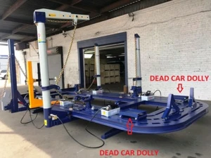 FREE SHIPPING NEW 20 FEET 4 TOWERS AUTO BODY FRAME MACHINE 40 TON HEAVY DUTY - Picture 1 of 12