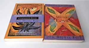 Don Miguel Ruiz books The Four Agreements Mastery of Love 2 Paperbacks - Picture 1 of 6