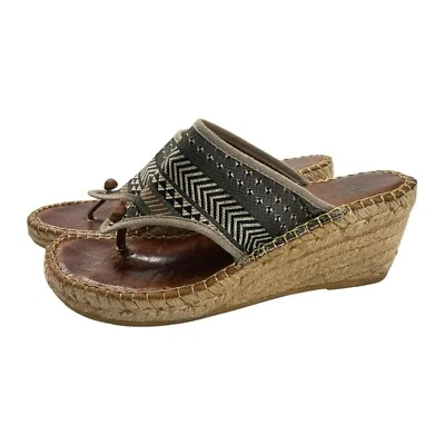 Sandalias ANDRE ASSOUS chanclas de cuña talla UE 35 EE. UU. talla 4,5 para mujer Foto 1 de 4