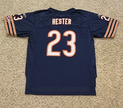 Devin Hester Chicago Bears Vintage Reebok Home Blue Jersey Sz Youth L 14-16 EUC - Image 1 of 4