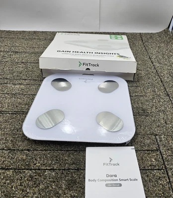 Fit Track FT-DARA-WH01-GL Dara BMI Health Insight Body Analysis Bluetooth Scale - Image 1 of 4