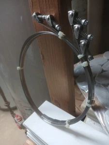 Set of 5 SAE #188 Stainless Steel 1 3/4" to 12 Worm Gear Hose Clamp Very Strong  - Bild 1 von 10