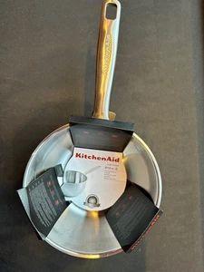 KitchenAid Chef's Pan Stielkasserolle 18cm 2L Matt Edelstahl - Neu in OVP - Bild 1 von 5