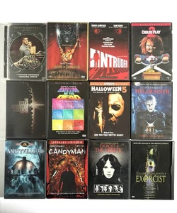 Horror DVD Lot 12 Titles (Dawn Of The Dead, Army Of Darkness, Rare Titles!!!) - Picture 1 of 4