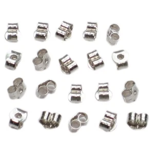 10 prs strlng silver medium butterfly earring clasps backs scrolls .925 - Picture 1 of 3