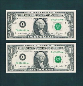 $1.00 1974(2-Consecutive)FRN Minneapolis(Key-Only 480,000)STARs~Choicecu &EPQ.!! - Picture 1 of 1