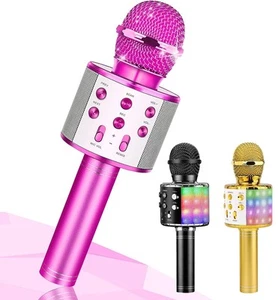 Bluetooth Karaoke Mikrofon Tragbares Handmikrofon für Kinder und Erwachsene DE - Bild 1 von 32