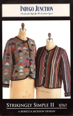 Indygo Junction STRIKINGLY SIMPLE II Quilting Pattern Womens Jacket Coat S-XL - Image 1 of 3